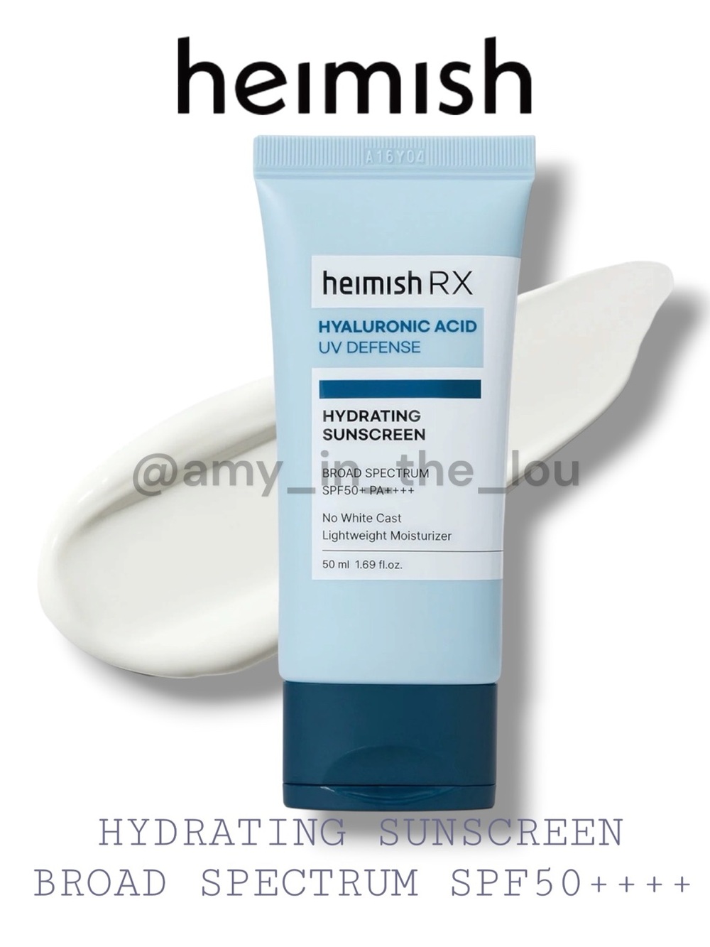 Heimish RX Hydrating Sunscreen